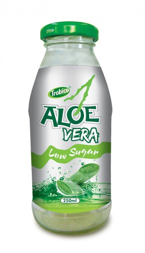 672 Trobico Aloe vera low sugar glass bottle 250ml